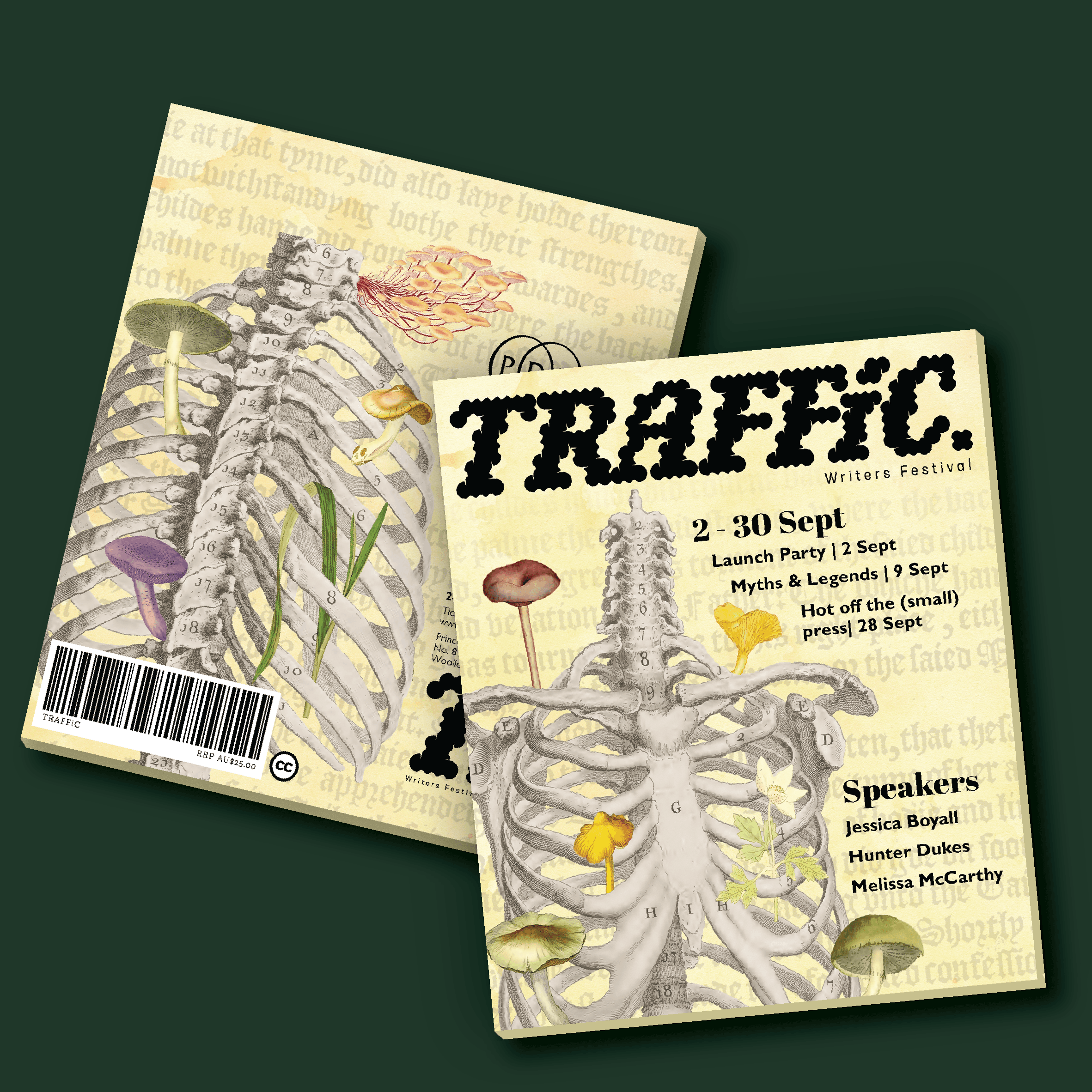 Front and rear covers of Alyssa Beauclerc's Traffic.