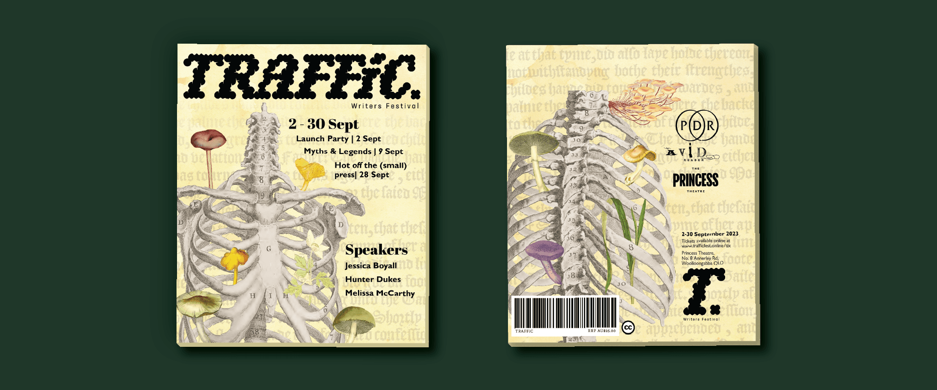 Front and rear covers of Alyssa Beauclerc's Traffic.