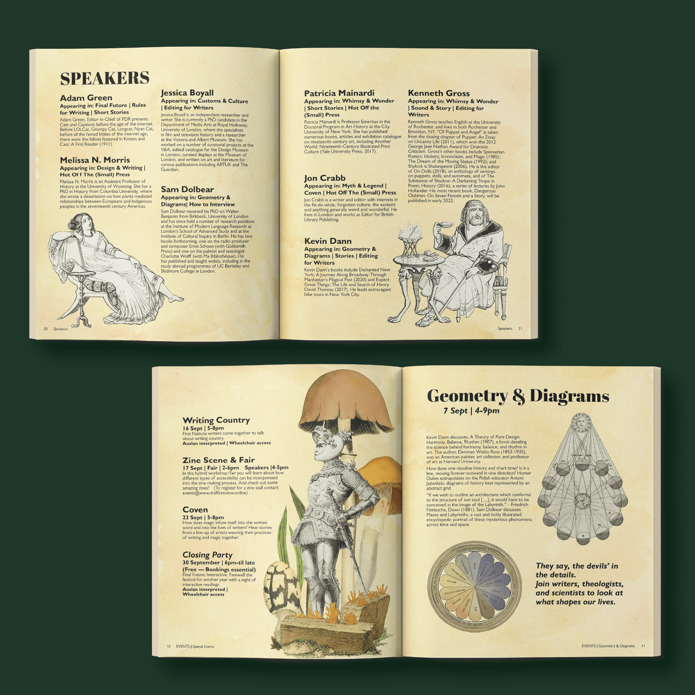 Interior pages of Alyssa Beauclerc's Traffic.